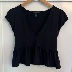 Forever 21 Peplum Top